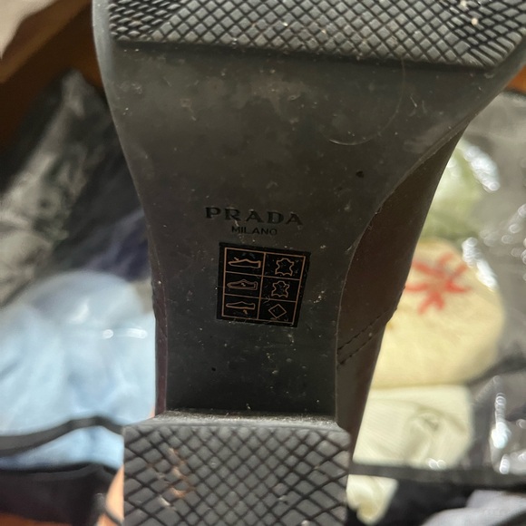 Prada boots: slightly warn, scuff mark shown in picture - Picture 3 of 3